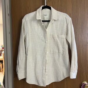 Abercrombie “tweed” button down